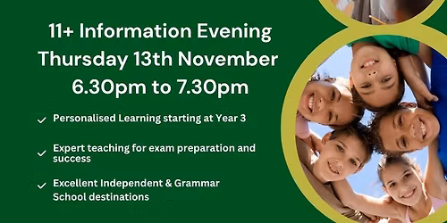 11+plus Information Evening