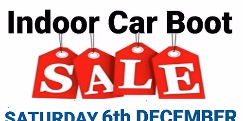 December indoor car boot sale