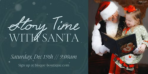 Saturday StoryTime with Santa
