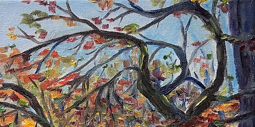 No Fear Oil Painting - Fall Colors
