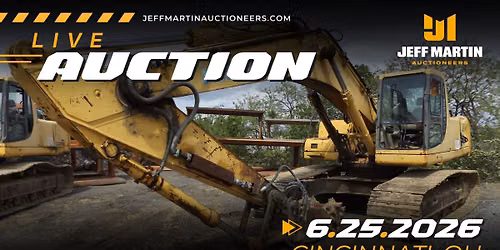 CINCINNATI OHIO CONSTRUCTION EQUIPMENT AUCTION - JUNE 25TH @ 9AM ET