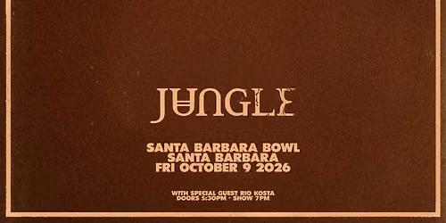 JUNGLE \u2013 World Tour 2026