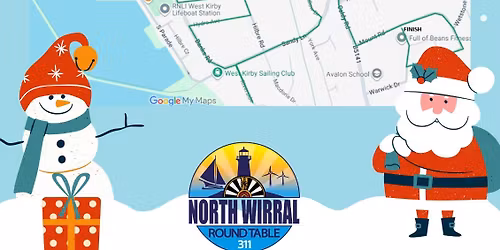 West Kirby Flats Santa Sleigh