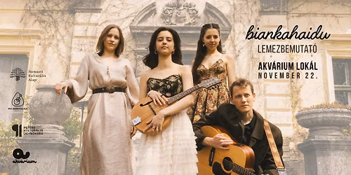biankahaidu lemezbemutató // Akvárium Lokál 11.22.