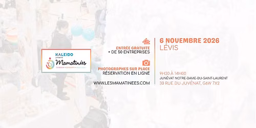 Mamatin\u00e9e L\u00e9vis - 6 novembre 2026