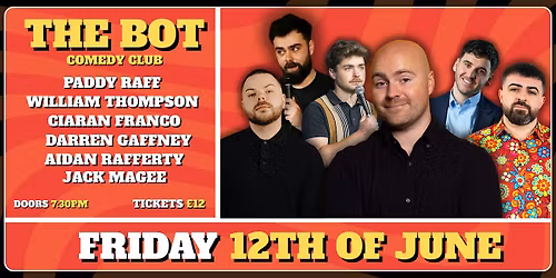 The Bot Comedy Club - Friday 12th June 2026