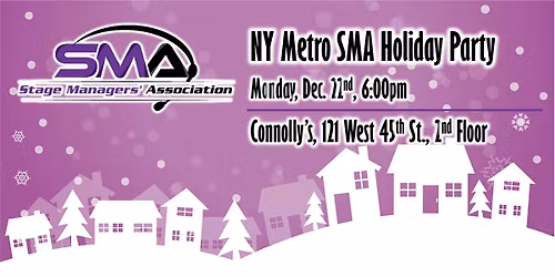 Stage Managers' Association, Holiday Party, NY Metro Region