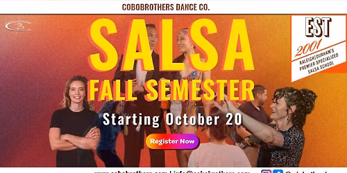 Fall Salsa Semester 2026 Open Registration: Starting October 20