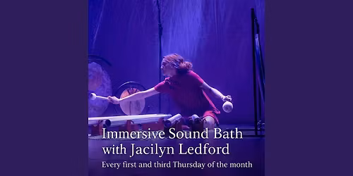 Immersive sound bath with Jacilyn Ledford