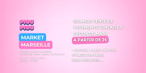 \ud83c\udf1fMARSEILLE : FRIPE A PARTIR DE 2\u20ac, CREATEUR.ICES, TATTOO..