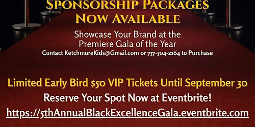 6th Annual Black Excellence Gala