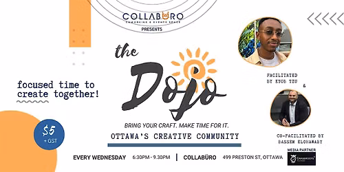 the Dojo: Ottawa’s Creative Community at Collaburo Coworking & Events Space, Wed, Sep 30