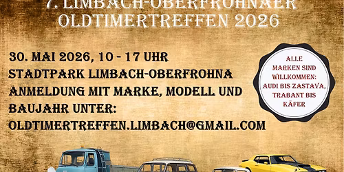 7. Limbach-Oberfrohnaer Oldtimertreffen 2026
