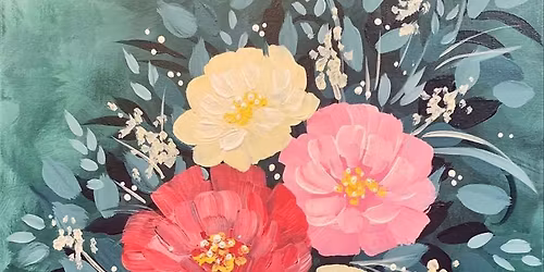 Paint and Sip: Pretty Pink Peonies