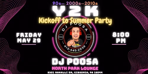 Y2K Kickoff to Summer Dance Party at North Park Lounge Richland