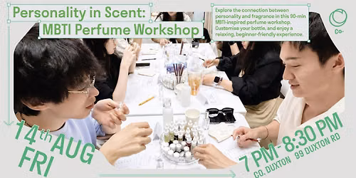 Personality in Scent: MBTI Perfume Workshop