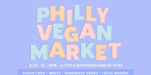 Philly Vegan Market 8\/23