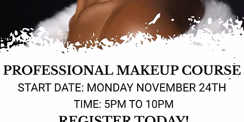 MONDAY PROFESSIONAL MAKEUP COURSE