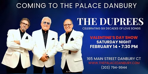 The Duprees Special Valentines Day Concert in Danbury CT.