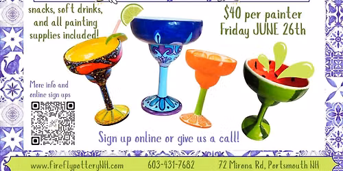 Margarita Goblet Painting Party!