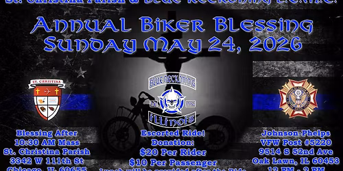 Blue Reckoning LEMC Annual Biker Blessing