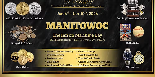 Manitowoc, WI FREE 5- Day Event