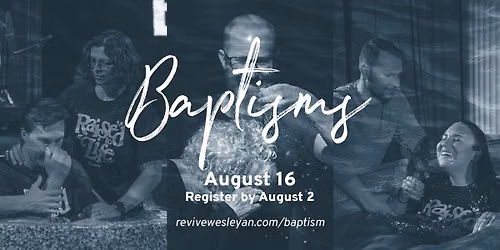 Outdoor Baptisms \ud83c\udf0a (East Aurora)