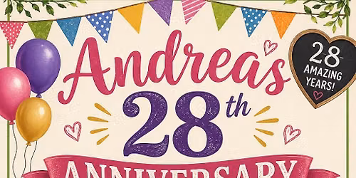 Andrea\u2019s 28th Anniversary at The Mother Shipton \u2764\ufe0f