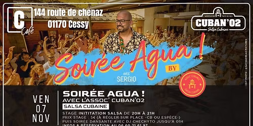 soir\u00e9e Agua 100% salsa