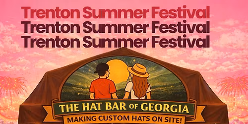 Custom Hats made at Trenton Summer Festival 2026