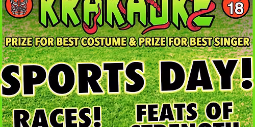  Krakaoke Karaoke @ Krakatoa: 'SPORTS DAY' themed costume party! 