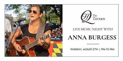 Live Music at Queenstown Harbor: Anna Burgess