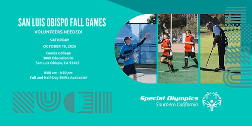 Special Olympics San Luis Obispo Fall Games