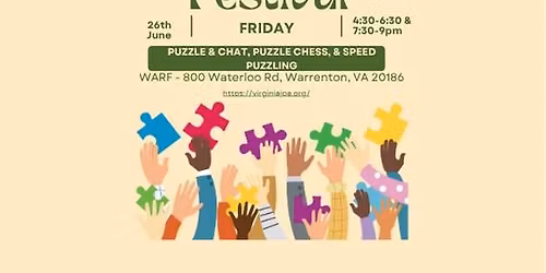 Virginia JPA Puzzling Event @ Warrenton Town Limits Festival