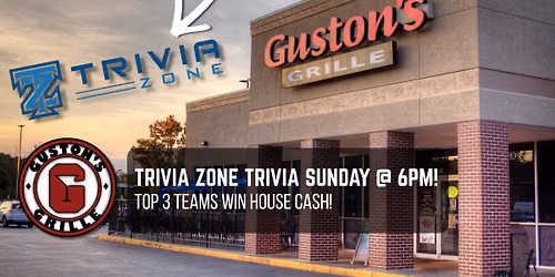 Trivia Zone Trivia every Sunday @ 6 PM! 