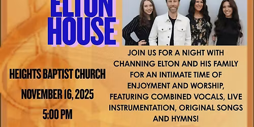 Elton House Concert