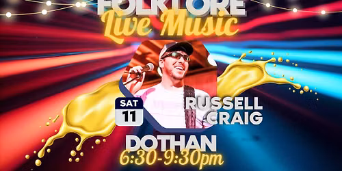 Saturday Night Live Music with Russell Craig at Folklore Brewing