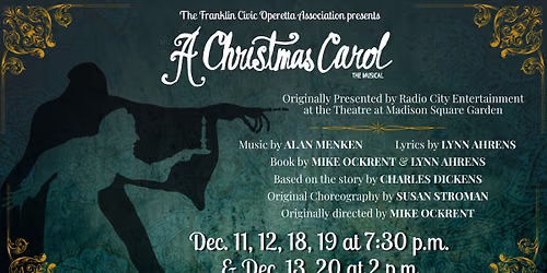 FCOA Presents "A CHRISTMAS CAROL"