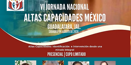 VI Jornada Nacional Altas Capacidades M\u00e9xico
