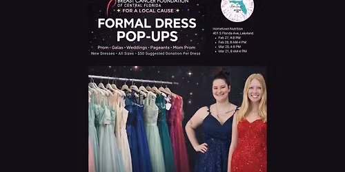 Formal Dress Pop-Up for a Cause at Hometown Nutrition