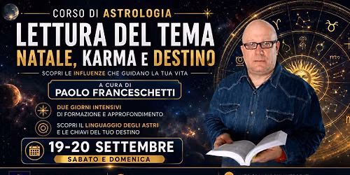 CORSO DI ASTROLOGIA - Paolo Franceschetti