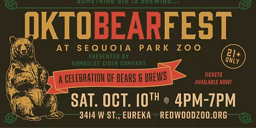 OktoBEARfest at Sequoia Park Zoo presented by Humboldt Cider Company
