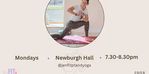 Monday Evening Yoga - Newburgh Village Hall - 7.30-8.30pm