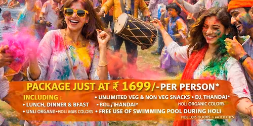 Holi Celebration in Rishikesh - Vatika Luxury Resort