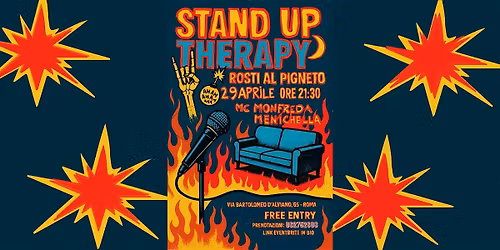 STAND-UP COMEDY ROSTI AL PIGNETO - FREE ENTRY - 20\/05
