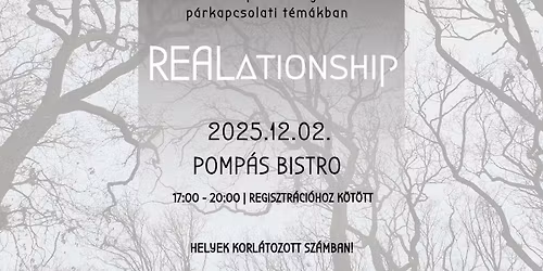 REALationship - Interakt\u00edv pszichol\u00f3giai est p\u00e1rkapcsolati t\u00e9m\u00e1kban