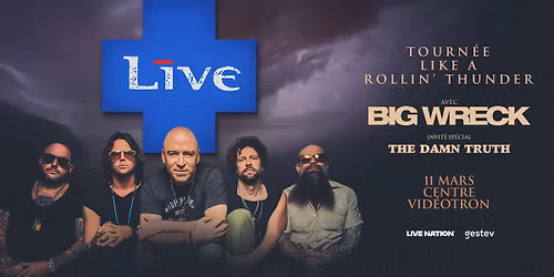 +LIVE+ & BIG WRECK | Centre Vid\u00e9otron