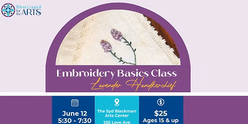Embroidery Basics Class