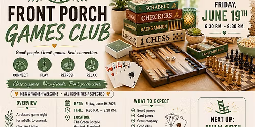 The Front Porch Games Club