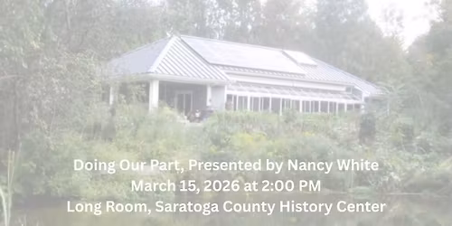 Doing Our Part, Presented by Nancy White